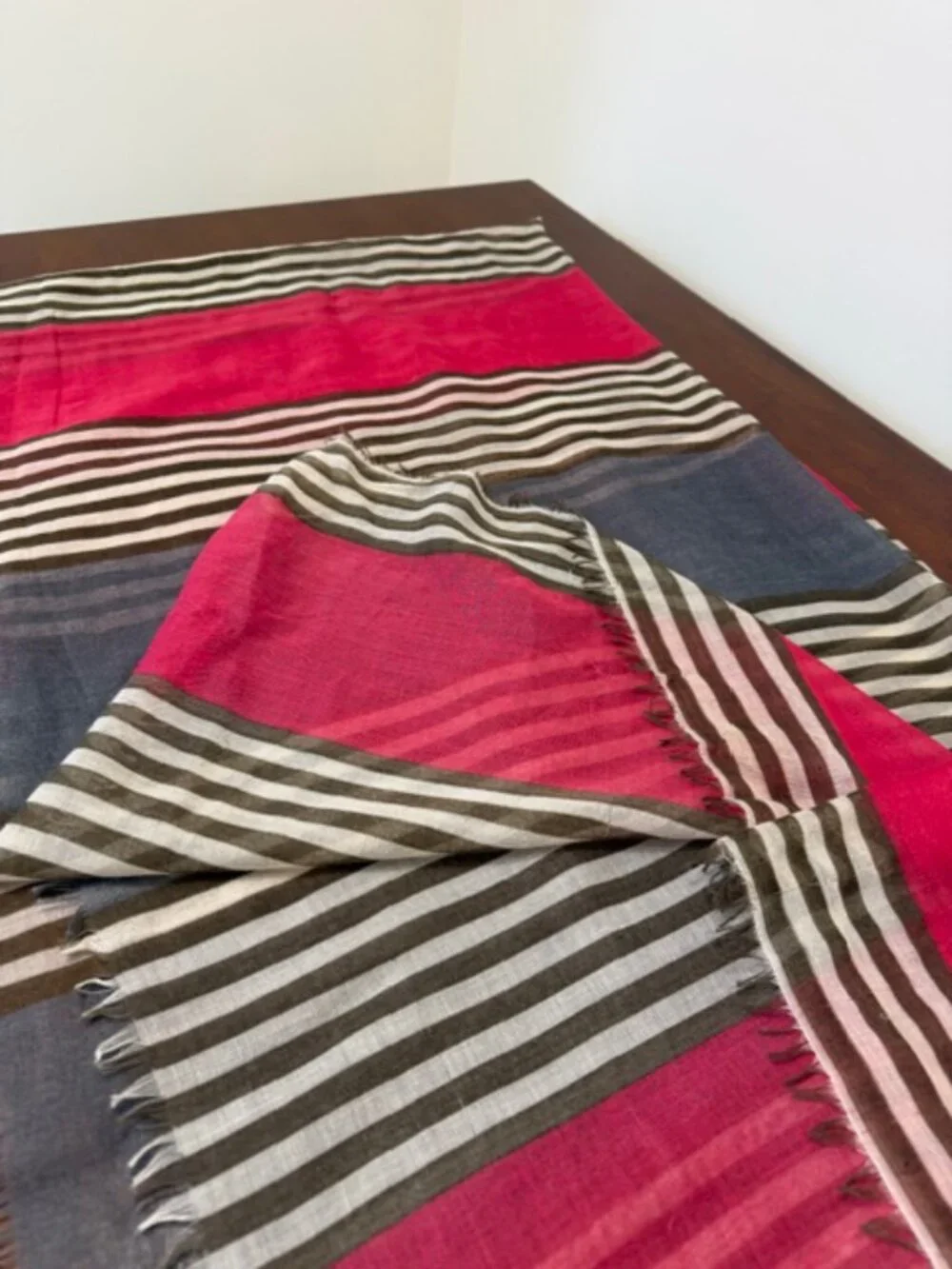Old Navy Multicolor Striped Print Wrap Scarf.